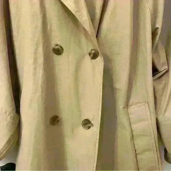 Tan Trench Coat Old Navy Size L NWT - Picture 3 of 6